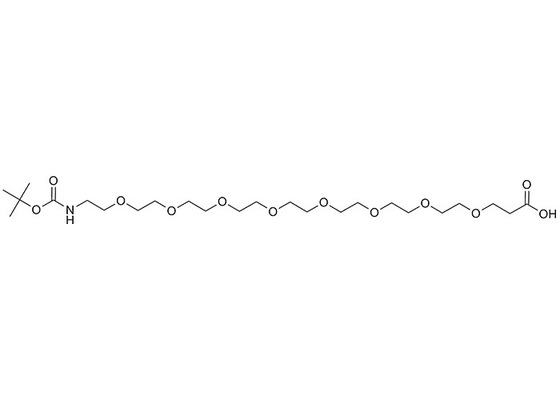 T-Boc-N-Amido-PEG8-Acid Poly Ethylene Glycol C24H47NO12 Cas 1334169-93-5
